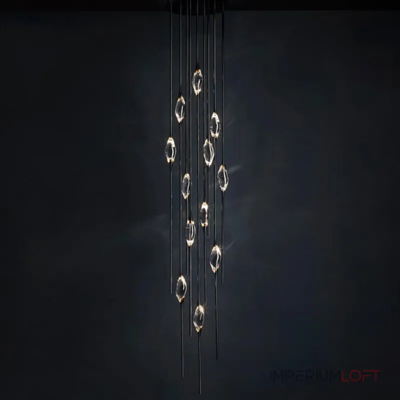 Подвесной светильник Pezzo 12 pearl black