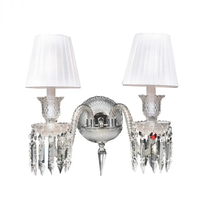 Бра DeLight Collection Baccarat ZZ86303BK-2W Цвет арматуры черный Цвет плафонов черный от ImperiumLoft