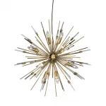 Подвесная люстра Boivin 12A gold/ clear crystal