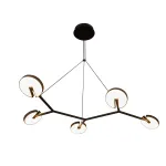 Подвесная люстра P0055-5A Black