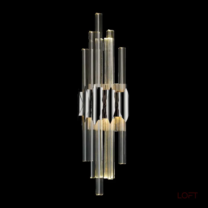 Накладной светильник DeLight Collection 98015 W98015S-PN Цвет арматуры никель Цвет плафонов прозрачный от ImperiumLoft Накладной светильник DeLight Collection 98015 W98015S-PN Цвет арматуры никель Цвет плафонов прозрачный от ImperiumLoft