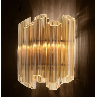 Накладной светильник DeLight Collection Vittoria KG0769W-2 cognac Цвет арматуры золото Цвет плафонов коричневый от ImperiumLoft