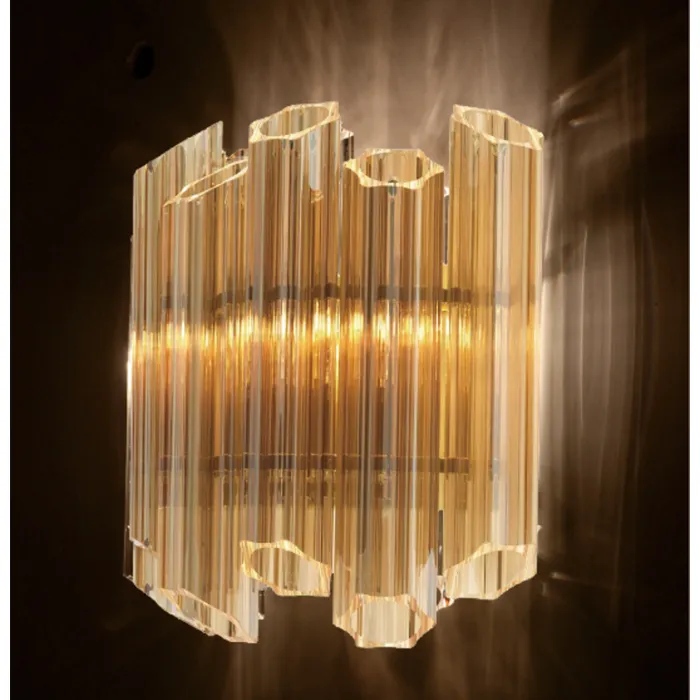 Накладной светильник DeLight Collection Vittoria KG0769W-2 cognac Цвет арматуры золото Цвет плафонов коричневый от ImperiumLoft