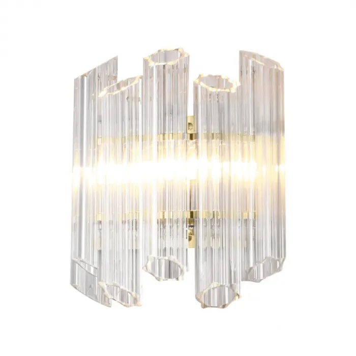 Накладной светильник DeLight Collection Vittoria KG0769W-2 gold Цвет арматуры золото Цвет плафонов коричневый от ImperiumLoft