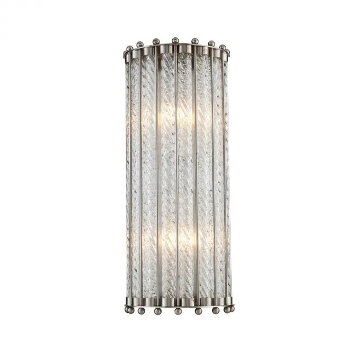 Накладной светильник DeLight Collection Tiziano KG0907W-2 nickel Цвет арматуры никель Цвет плафонов серый от ImperiumLoft