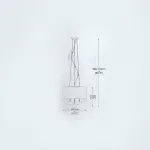 Подвесной светильник DeLight Collection Andromeda P0173-05C Цвет арматуры хром Цвет плафонов хром от ImperiumLoft