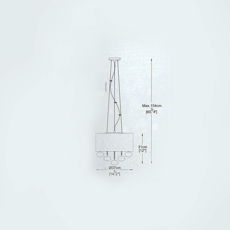 Подвесной светильник DeLight Collection Andromeda P0173-05C  Подвесной светильник DeLight Collection Andromeda P0173-05C