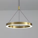 Подвесная люстра P0516-600A titanium gold