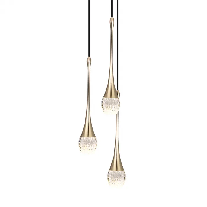 Подвесной светильник P0844-3B gold от ImperiumLoft