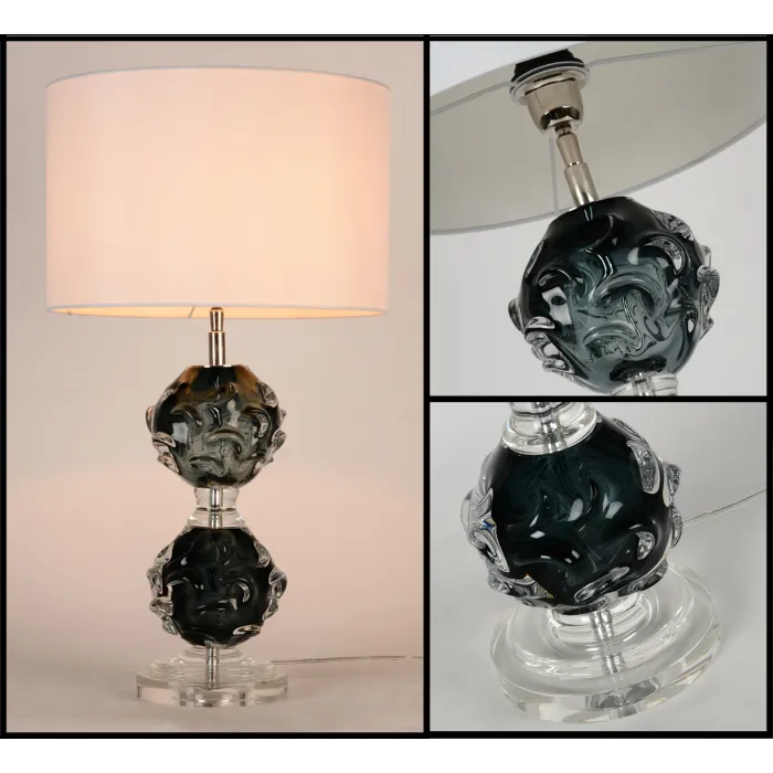 Настольная лампа декоративная DeLight Collection Crystal Table Lamp BRTL3115M Цвет арматуры хром от ImperiumLoft