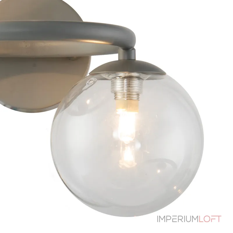 Подвесная люстра Wendt 6 grey/clear