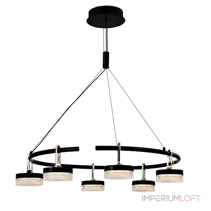 Подвесная люстра P0855-6C black