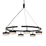 Подвесная люстра P0855-6C black