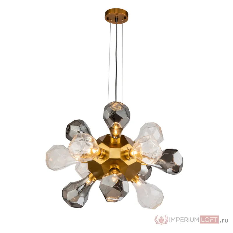 Люстра KR1197P-12 smoky/clear от ImperiumLoft