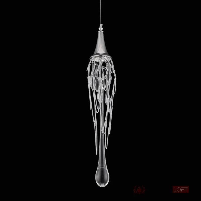 Подвесной светильник DeLight Collection Goddess Tears P68009S-1H chrome Цвет арматуры хром Цвет плафонов хром от ImperiumLoft