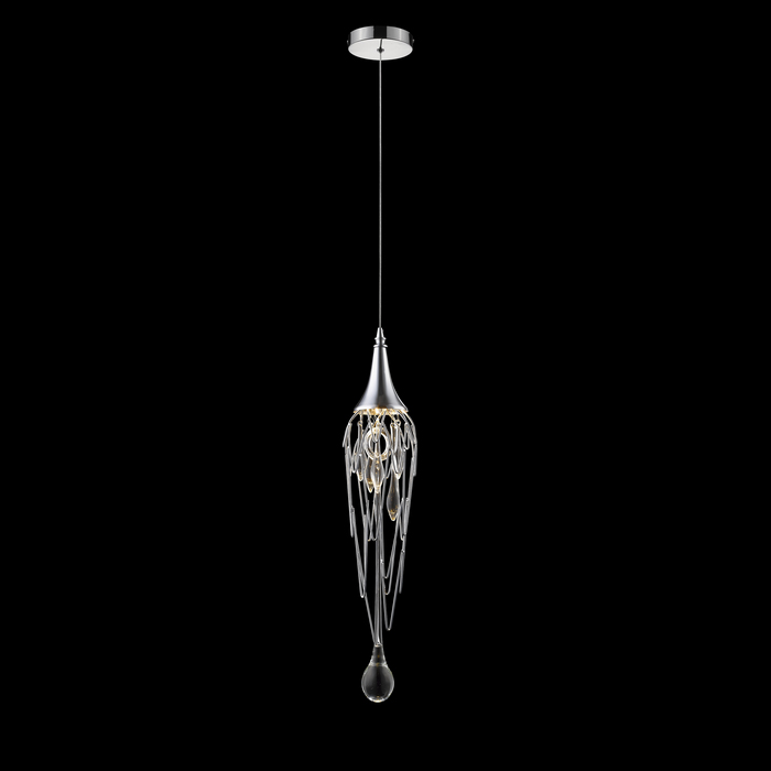 Подвесной светильник DeLight Collection Goddess Tears P68009S-1H chrome Цвет арматуры хром Цвет плафонов хром от ImperiumLoft