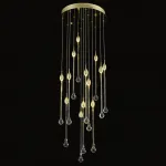 Подвесной светильник DeLight Collection P98028 P98028S-13 brass Цвет арматуры золото Цвет плафонов золото от ImperiumLoft