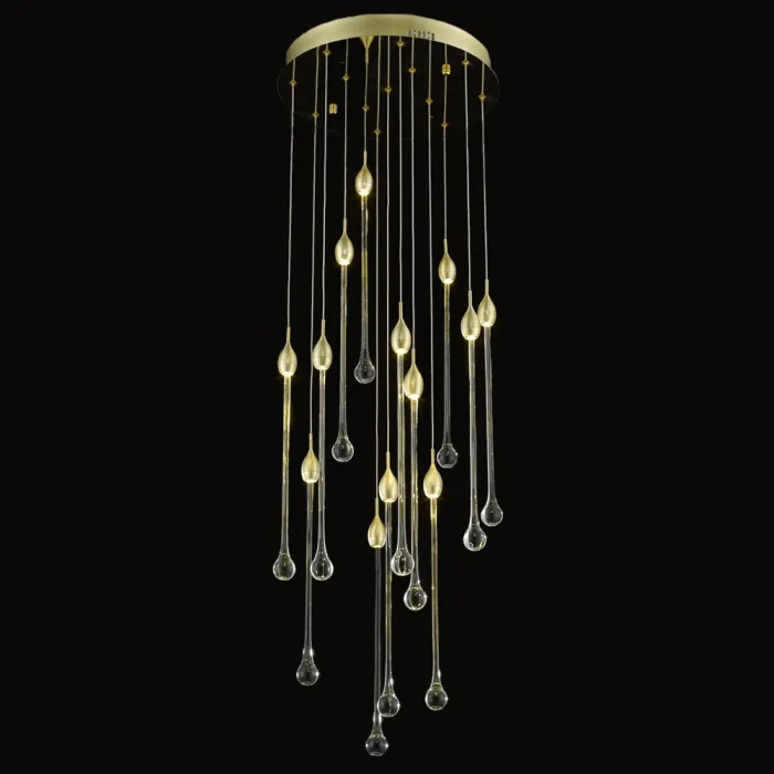 Подвесной светильник DeLight Collection P98028 P98028S-13 brass Цвет арматуры золото Цвет плафонов золото от ImperiumLoft