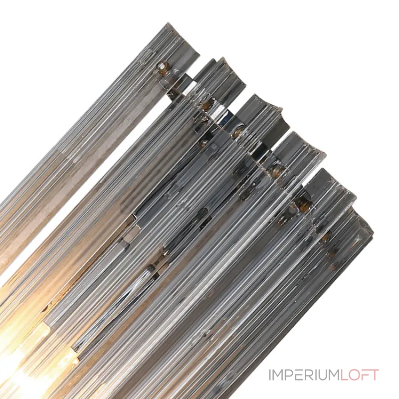 Накладной светильник DeLight Collection Murano Glass KR0116W-1 chrome Цвет арматуры хром Цвет плафонов прозрачный
