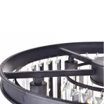 Подвесной светильник DeLight Collection 1920s Odeon KR0387P-6B/P black/clear от ImperiumLoft