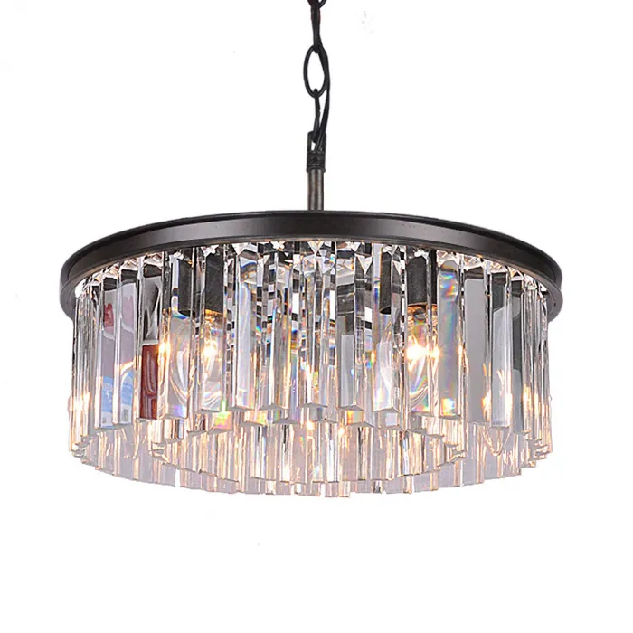 Подвесной светильник DeLight Collection 1920s Odeon KR0387P-6B/P black/clear от ImperiumLoft