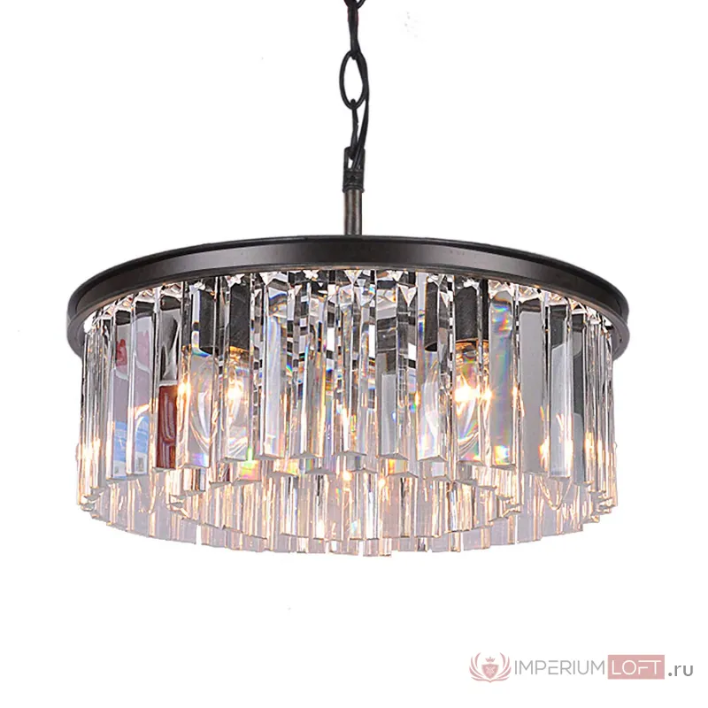 Подвесной светильник DeLight Collection 1920s Odeon KR0387P-6B/P black/clear от ImperiumLoft
