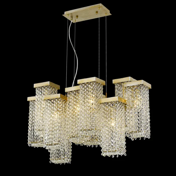 Подвесной светильник DeLight Collection 68065 PR68065-12 gold Цвет арматуры золото Цвет плафонов золото от ImperiumLoft