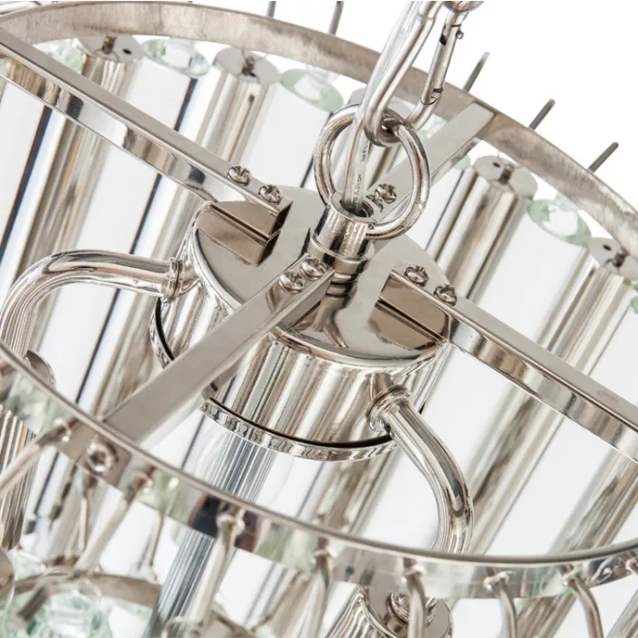 Подвесной светильник DeLight Collection Gigi KM0931P-7 nickel Цвет арматуры никель Цвет плафонов прозрачный от ImperiumLoft