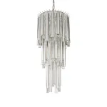 Подвесной светильник DeLight Collection Gigi KM0931P-7 nickel Цвет арматуры никель Цвет плафонов прозрачный от ImperiumLoft