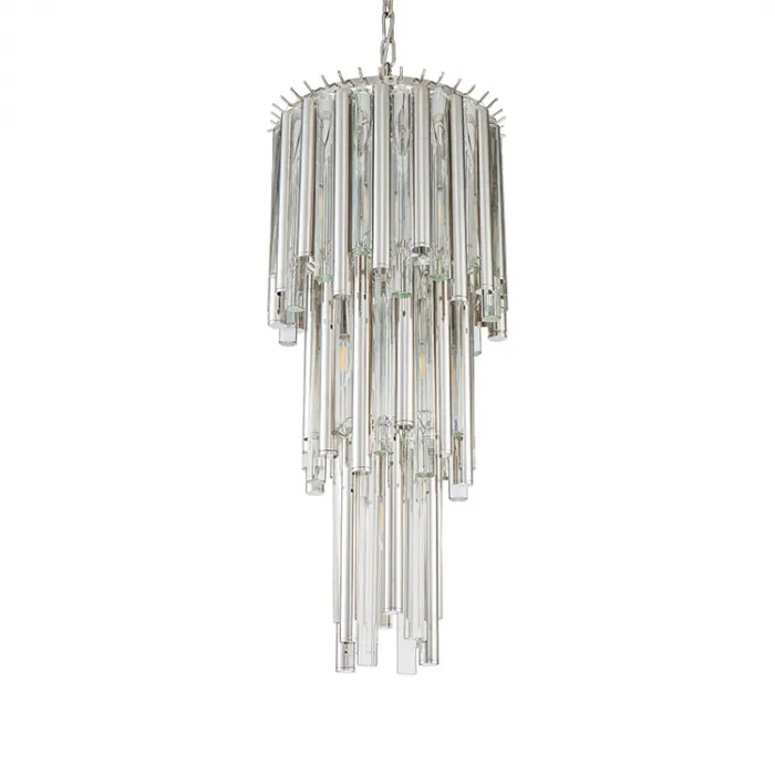 Подвесной светильник DeLight Collection Gigi KM0931P-7 nickel Цвет арматуры никель Цвет плафонов прозрачный от ImperiumLoft