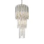 Подвесной светильник DeLight Collection Gigi KM0931P-7 nickel Цвет арматуры никель Цвет плафонов прозрачный от ImperiumLoft