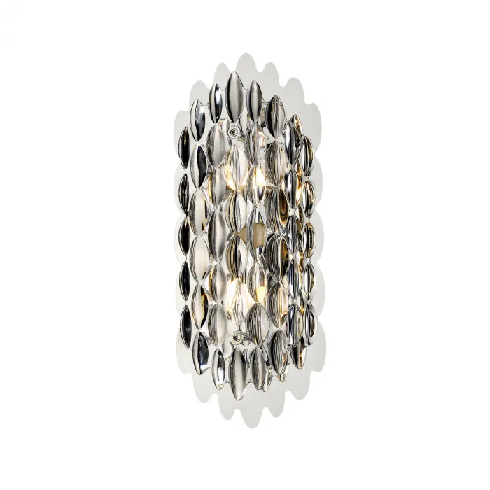 Накладной светильник DeLight Collection 68067 W68067-2 smoke Цвет арматуры серебро Цвет плафонов серый от ImperiumLoft