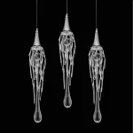 Подвесной светильник DeLight Collection Goddess Tears PR68009M-3 chrome Цвет арматуры хром Цвет плафонов хром от ImperiumLoft