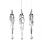 Подвесной светильник DeLight Collection Goddess Tears PR68009M-3 chrome Цвет арматуры хром Цвет плафонов хром от ImperiumLoft