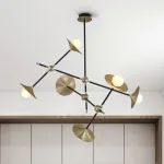 Люстра на штанге 9256P/6 gold