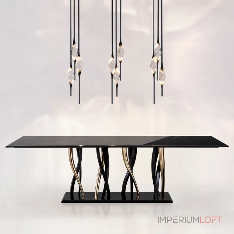 Подвесной светильник Pezzo 9 pearl black