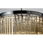 Подвесной светильник DeLight Collection Odeon KR0387P-10B chrome/amber