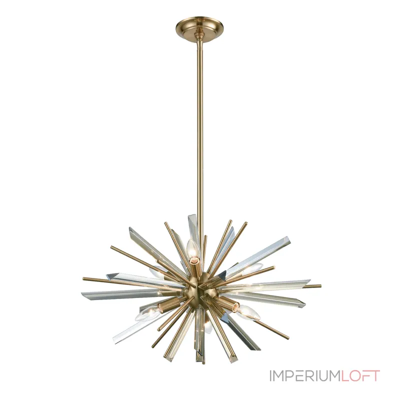 Люстра на штанге P68112-6AB antique brass