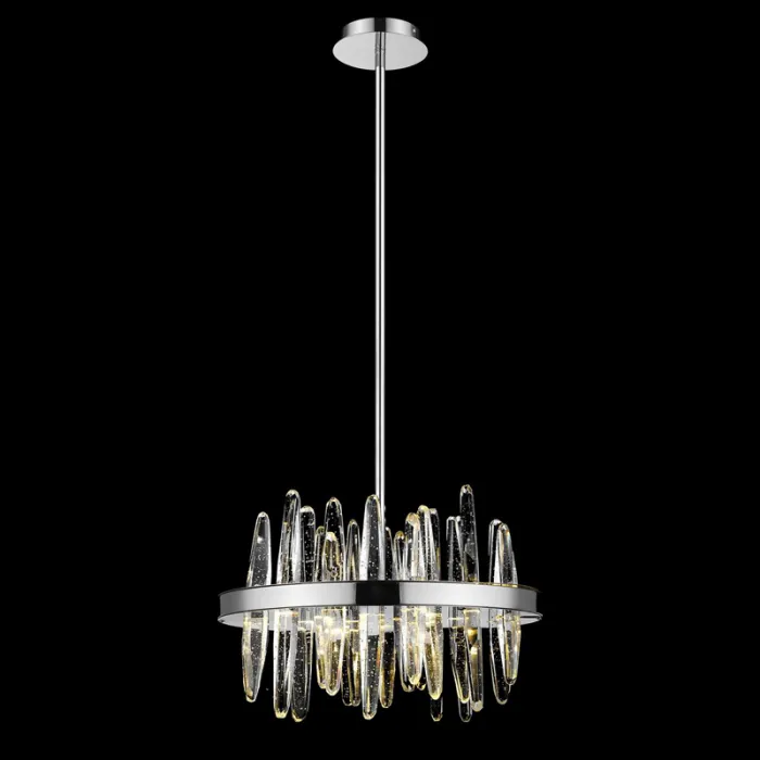 Светильник на штанге DeLight Collection Melrose P68050-6 Цвет арматуры хром Цвет плафонов прозрачный от ImperiumLoft