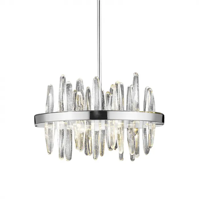 Светильник на штанге DeLight Collection Melrose P68050-6 Цвет арматуры хром Цвет плафонов прозрачный от ImperiumLoft