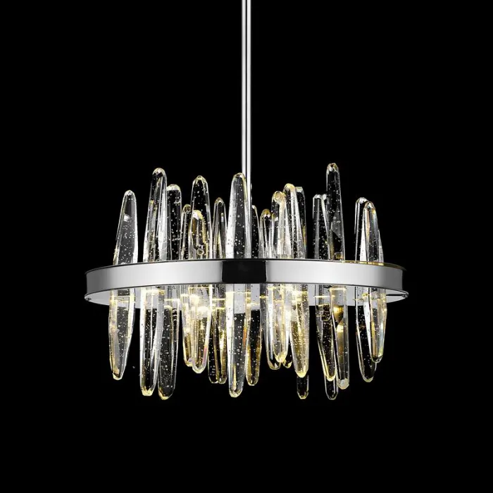 Светильник на штанге DeLight Collection Melrose P68050-6 Цвет арматуры хром Цвет плафонов прозрачный от ImperiumLoft