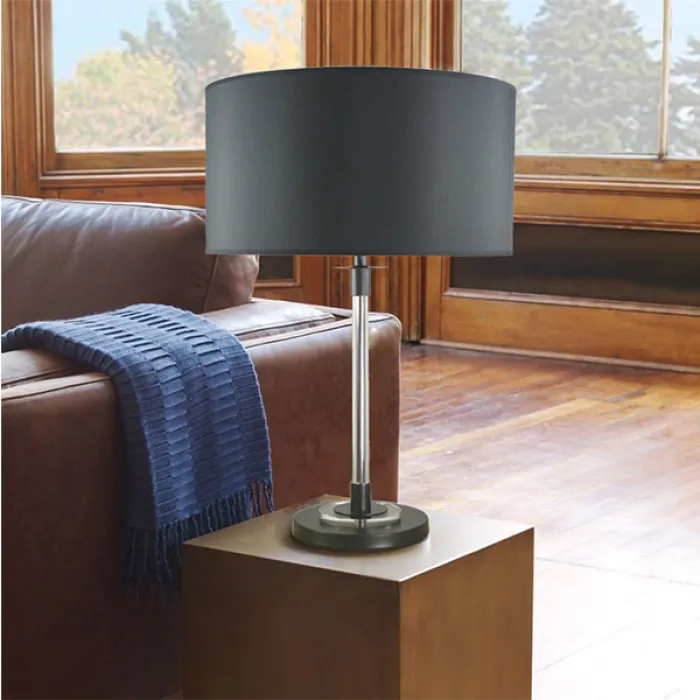 Настольная лампа декоративная DeLight Collection Table Lamp BRTL3015 Цвет арматуры черный Цвет плафонов черный от ImperiumLoft