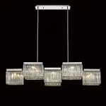 Светильник на штанге DeLight Collection Broadway EP68031L-10 chrome Цвет арматуры хром Цвет плафонов прозрачный от ImperiumLoft
