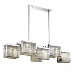 Светильник на штанге DeLight Collection Broadway EP68031L-10 chrome Цвет арматуры хром Цвет плафонов прозрачный от ImperiumLoft