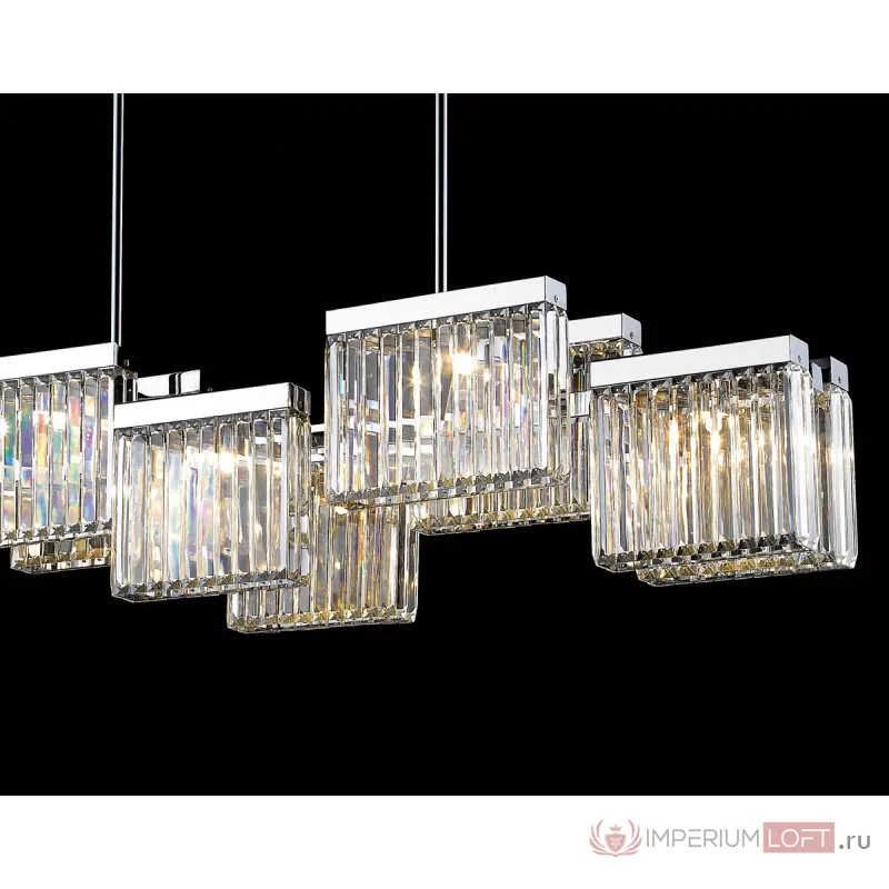 Светильник на штанге DeLight Collection Broadway EP68031L-10 chrome Цвет арматуры хром Цвет плафонов прозрачный от ImperiumLoft