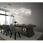 Светильник на штанге DeLight Collection Broadway EP68031L-10 chrome Цвет арматуры хром Цвет плафонов прозрачный от ImperiumLoft