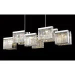 Светильник на штанге DeLight Collection Broadway EP68031L-10 chrome Цвет арматуры хром Цвет плафонов прозрачный от ImperiumLoft
