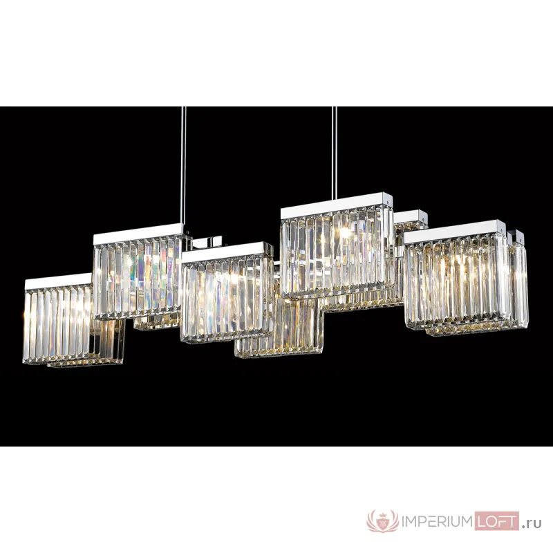 Светильник на штанге DeLight Collection Broadway EP68031L-10 chrome Цвет арматуры хром Цвет плафонов прозрачный от ImperiumLoft