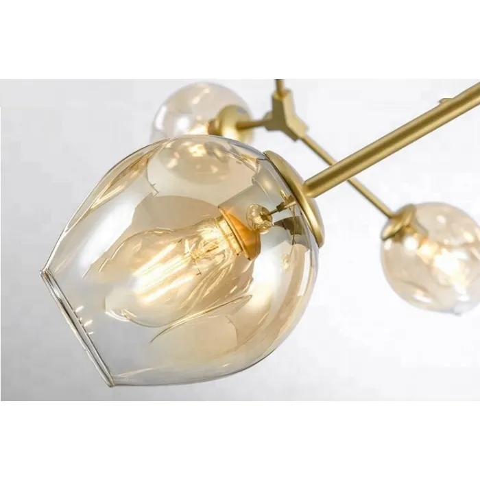 Подвесной светильник DeLight Collection Bubble 7058/7B black Цвет арматуры черный Цвет плафонов серый от ImperiumLoft