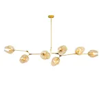 Подвесной светильник DeLight Collection Bubble 7058/7B black Цвет арматуры черный Цвет плафонов серый от ImperiumLoft